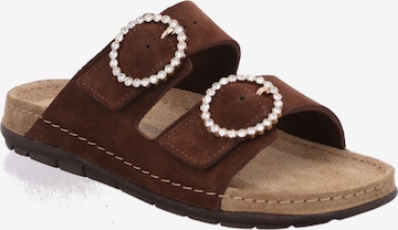 ROHDE Pantolette in Braun: Vorderseite