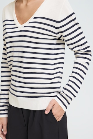 ICHI Sweater 'LULS' in White