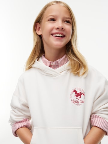 Sweat-shirt 'SEASONAL' TOMMY HILFIGER en blanc : devant