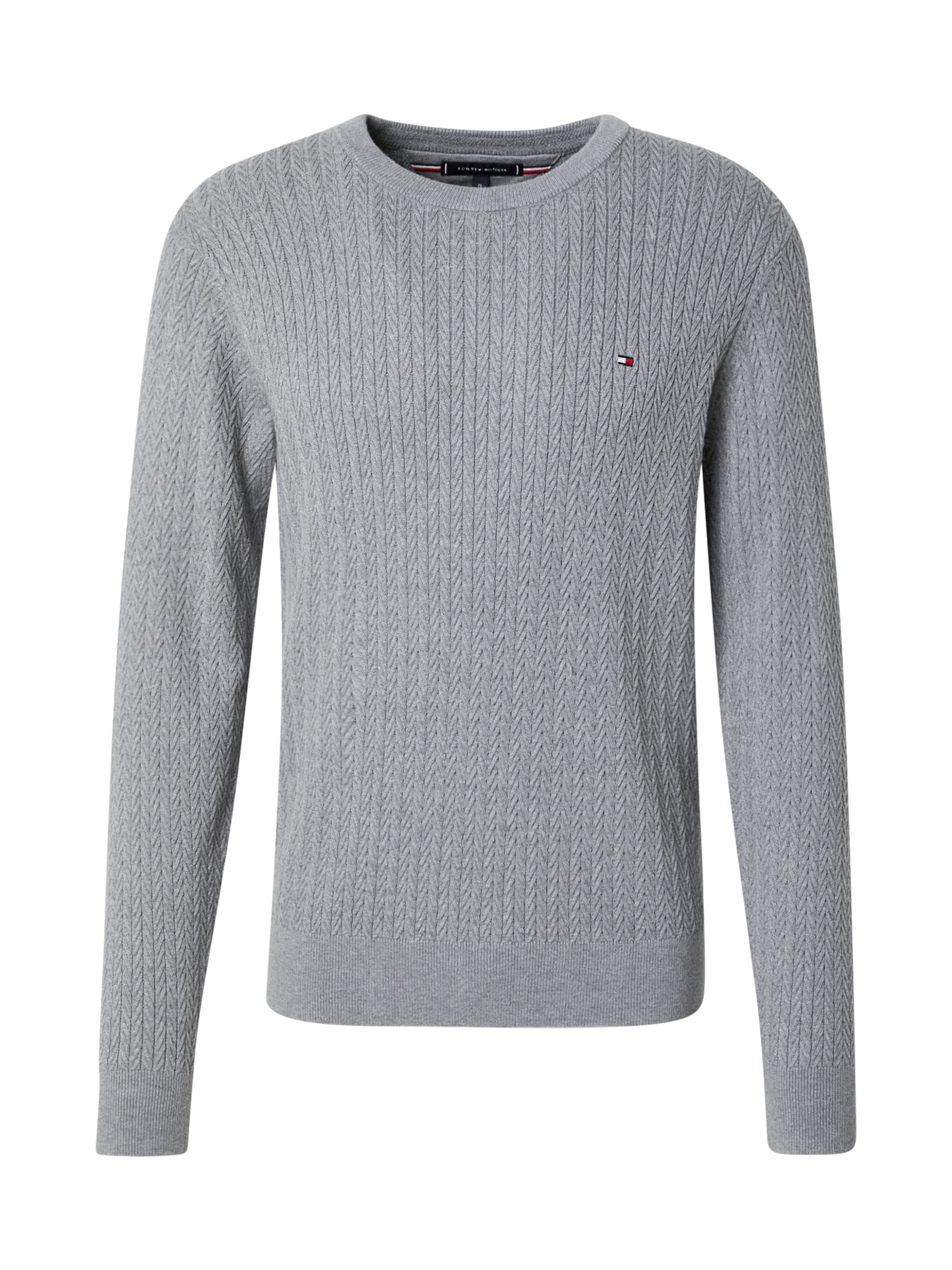 Pull-over TOMMY HILFIGER en gris : devant