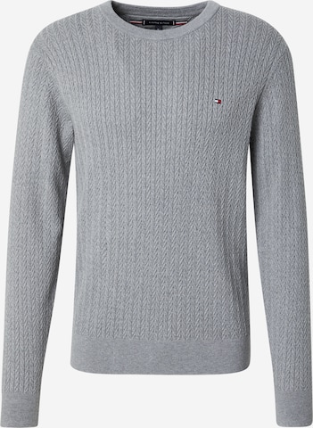Pull-over TOMMY HILFIGER en gris : devant