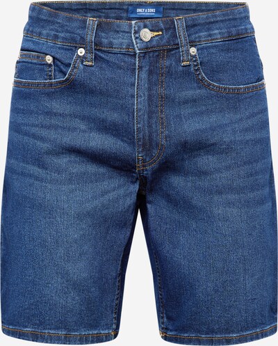 Only & Sons Jeans 'WEFT' in de kleur Blauw denim, Productweergave