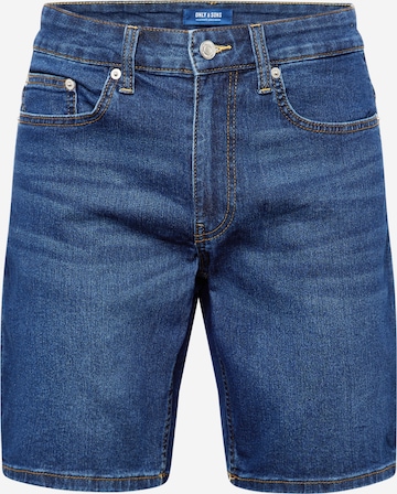 Only & Sons Slimfit Jeans 'WEFT' in Blauw: voorkant