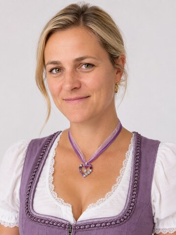 Allgäu Rebell Necklace 'Gudrun' in Purple