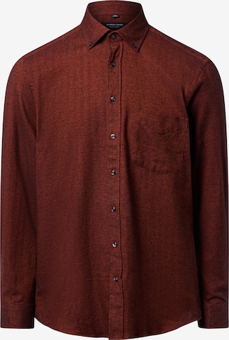 Andrew James Regular fit Button Up Shirt in Red: front