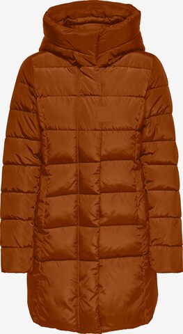 ONLY Winter Jacket 'Newlina' in Brown: front