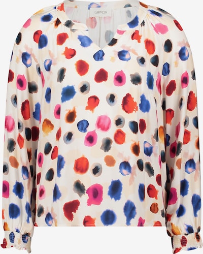 Cartoon Casual-Bluse mit Raffung in XS in creme, Produktansicht