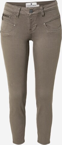 FREEMAN T. PORTER Skinny Hose 'Alexa' in Grau: predná strana