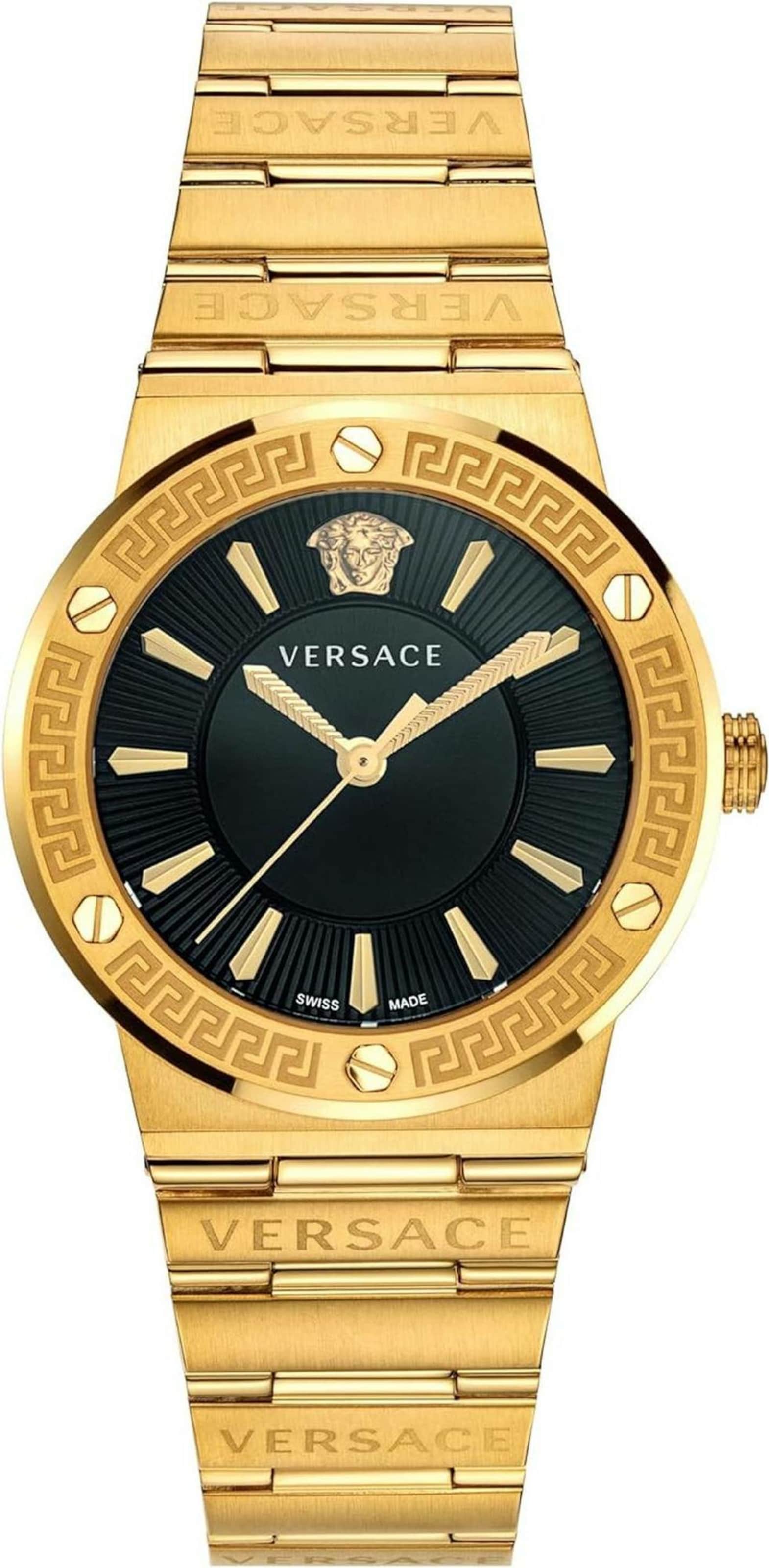 VERSACE Uhr in Gold: Vorderseite