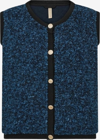 Soyaconcept - Colete ' SC-BESSIE ' em azul: frente