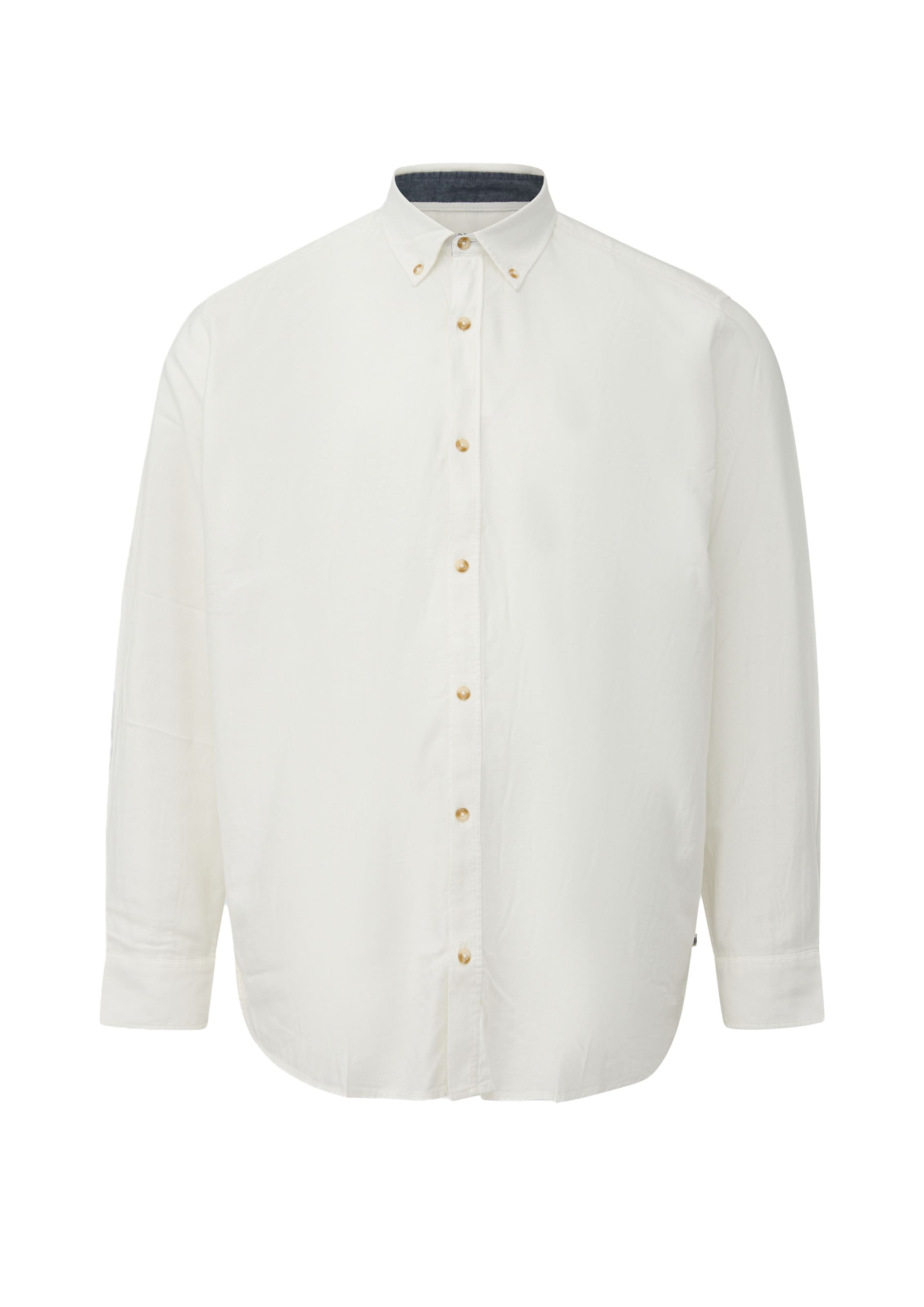Coupe regular Chemise s.Oliver Men Big Sizes en beige : devant