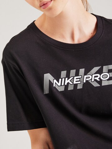 NIKE Функциональная футболка 'PRO' в Черный
