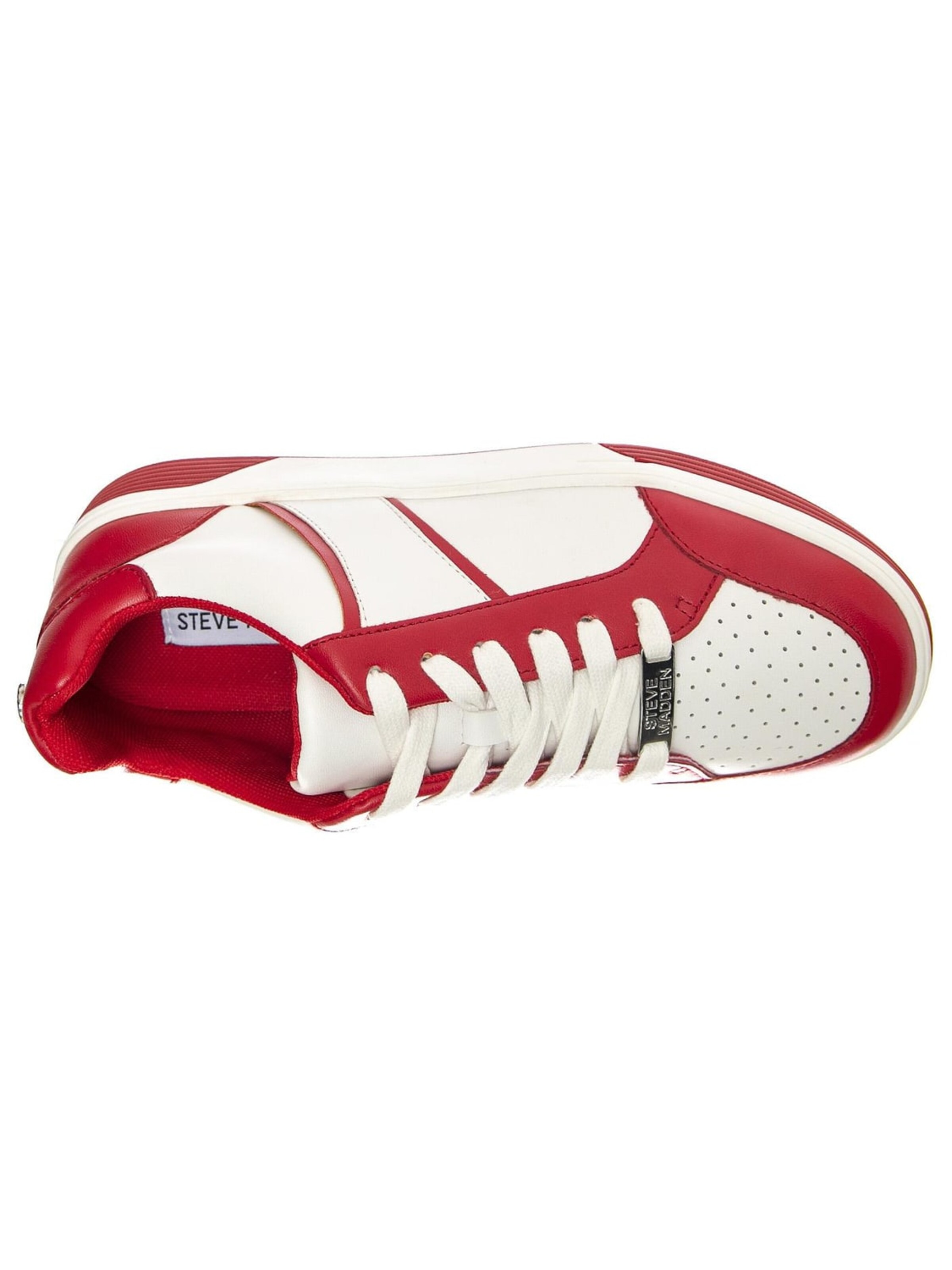 STEVE MADDEN Platform trainers 'W' Axis-SM Red Multi Sandals' in White