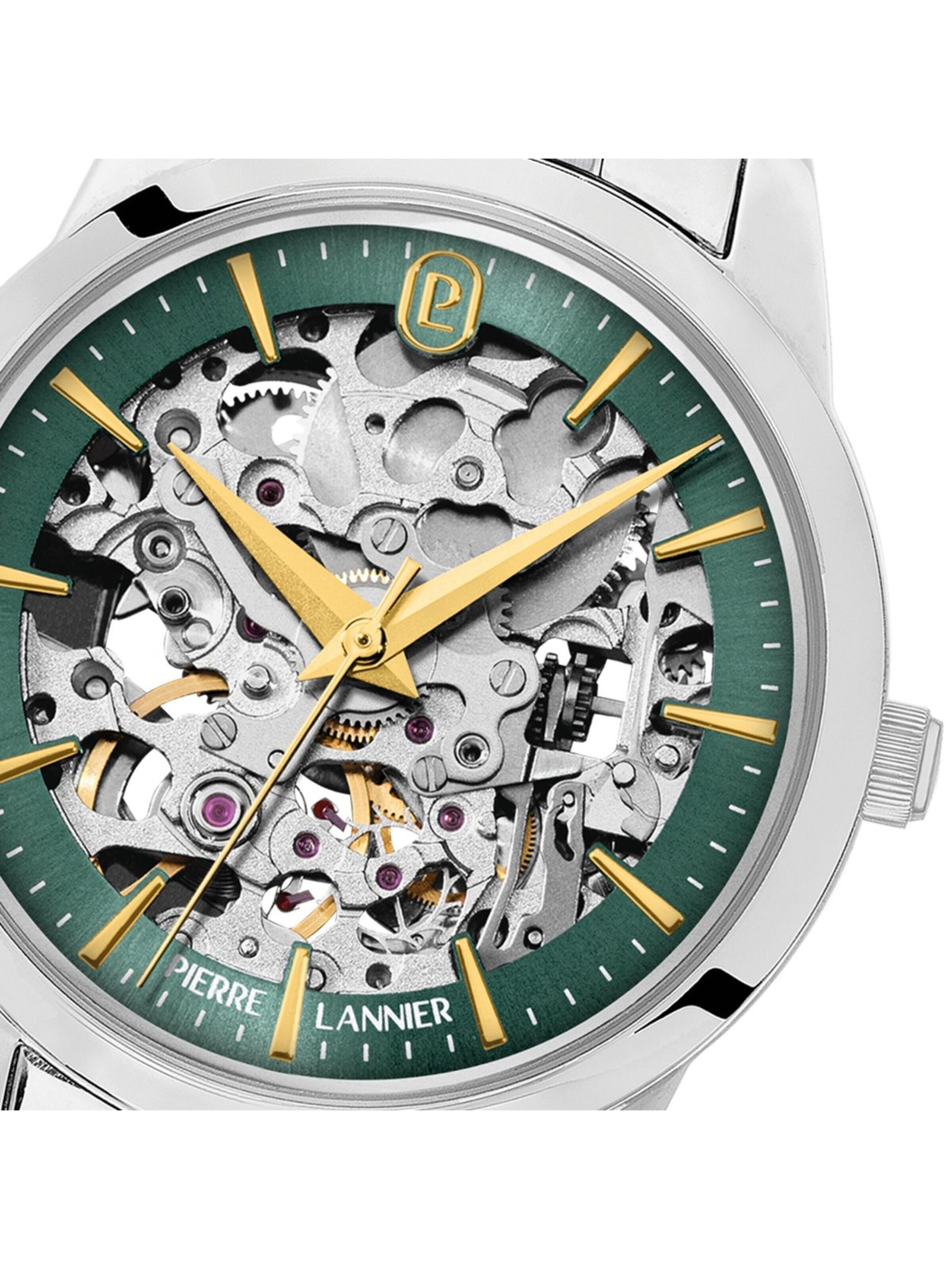 Montre à affichage analogique Pierre Lannier en vert