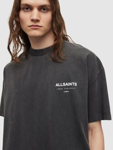 AllSaints Μπλουζάκι 'Underground' σε γκρι