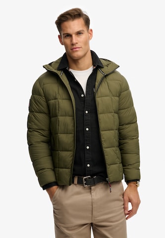Veste mi-saison Superdry & Co en vert