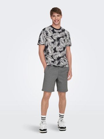 Only & Sons Regular Shorts 'Linus' in Grau