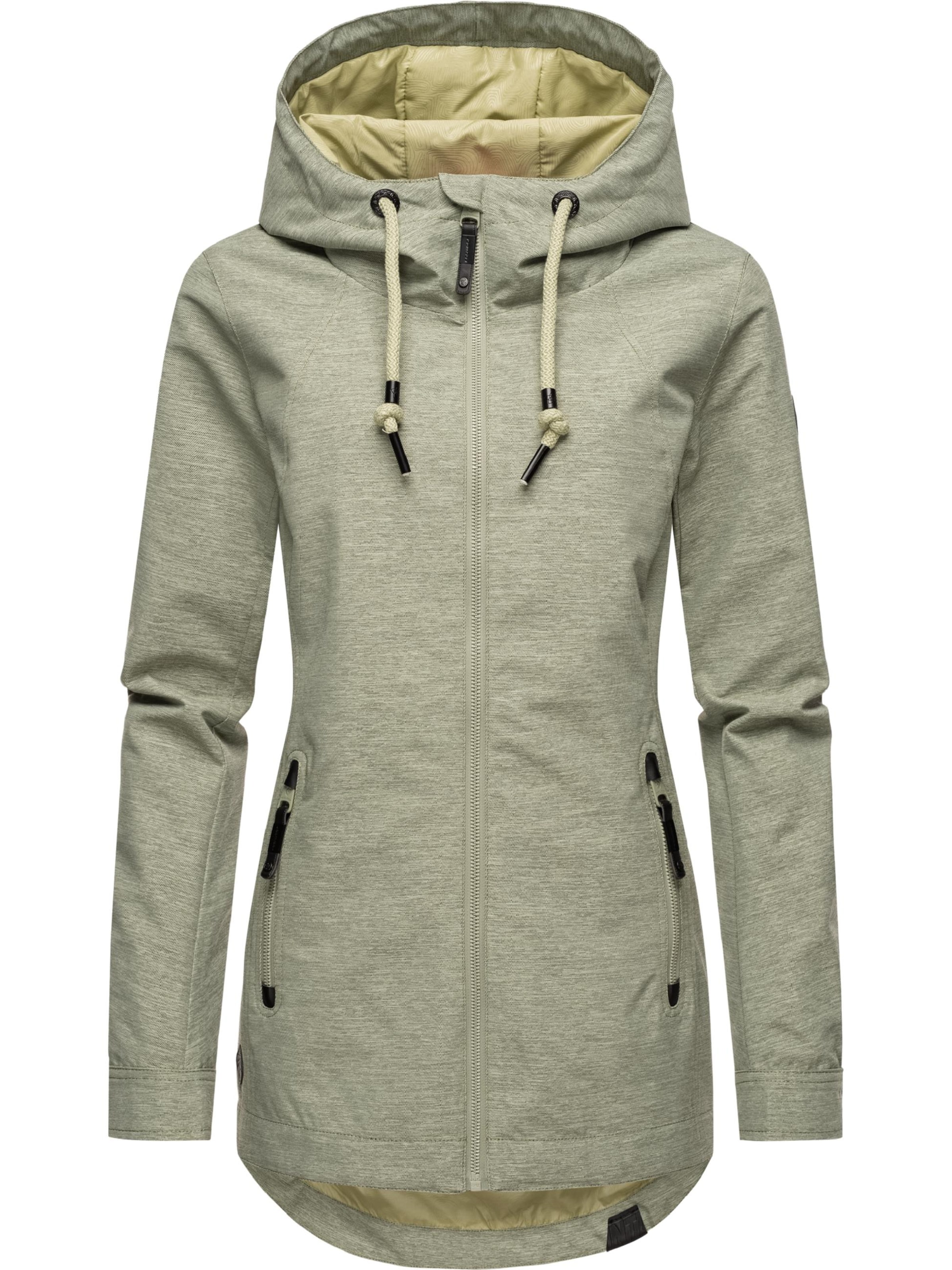 Veste mi-saison 'Zuzka' Ragwear en vert : devant