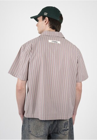 Prohibited Comfort fit Overhemd 'Vineyard Breeze' in Rood