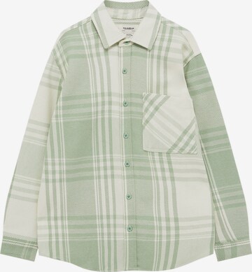 Pull&Bear Regular Fit Skjorte i grønn: forside
