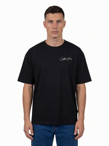 Crystal Paris Shirt 'Butterfly' in Black