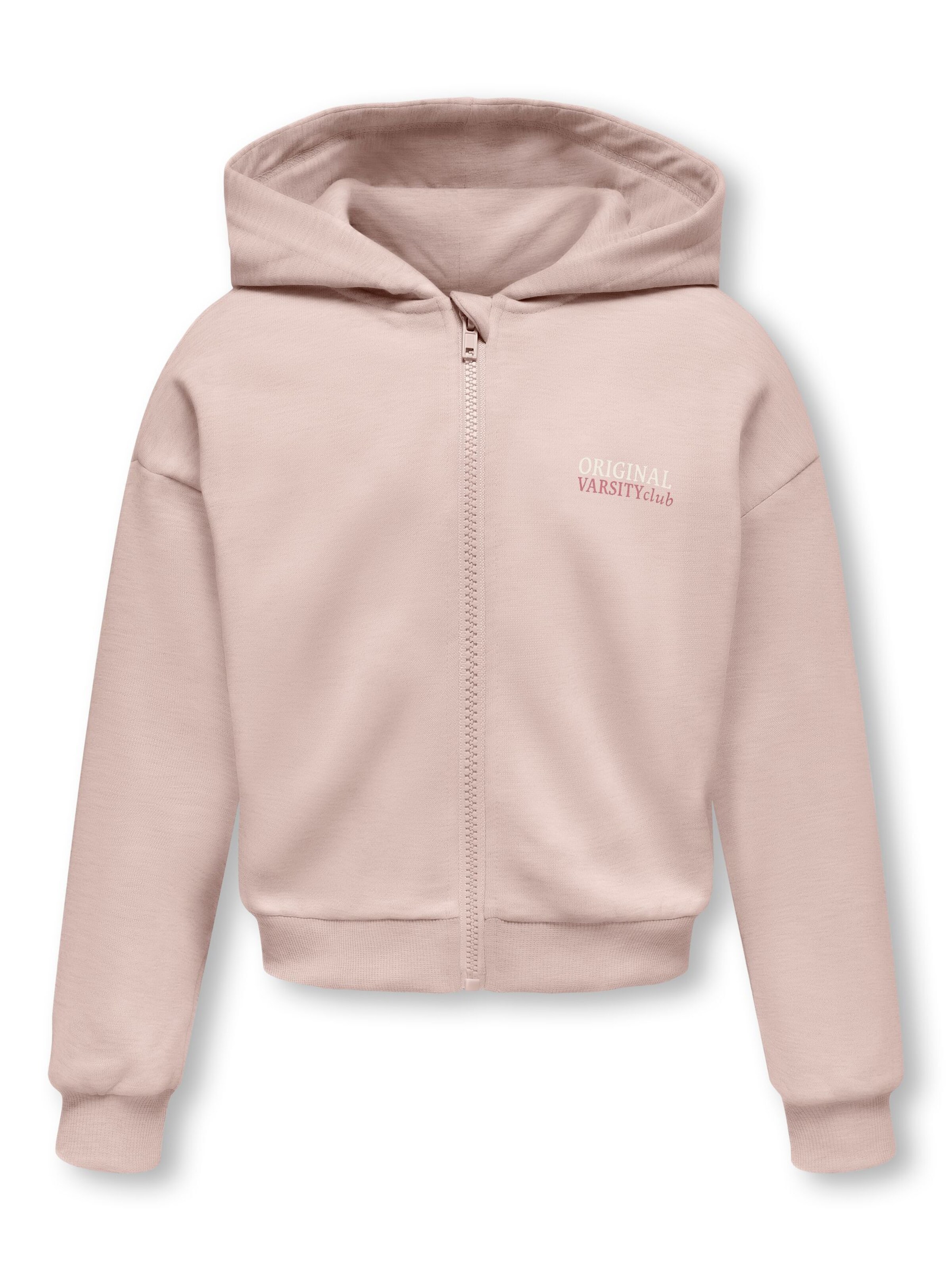 ONLY GIRLS - Sudadera con cremallera en rosa: frente