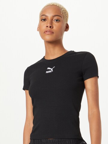 PUMA Shirt in Zwart: voorkant