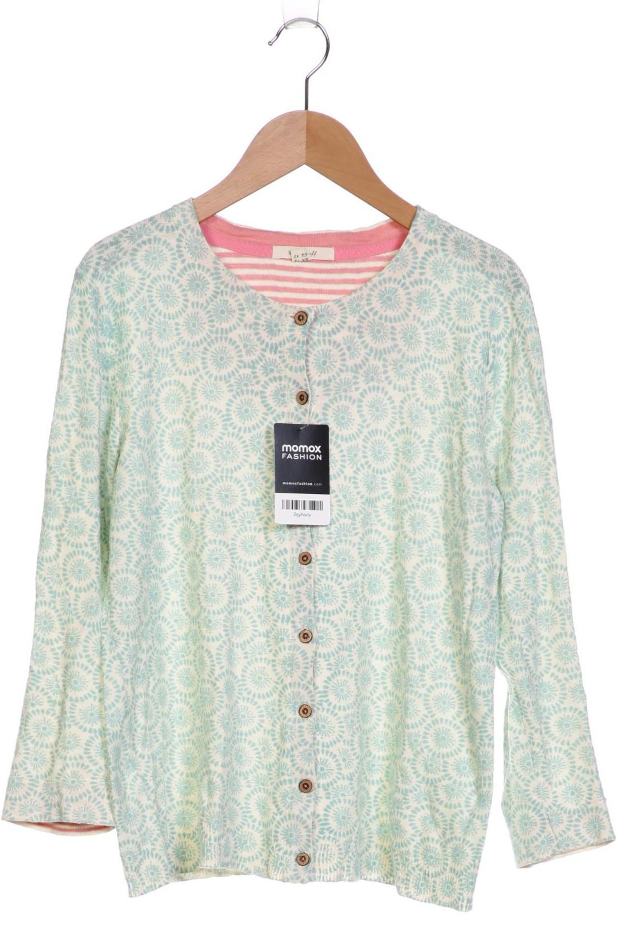 WHITE STUFF Strickjacke L in Grün: Vorderseite