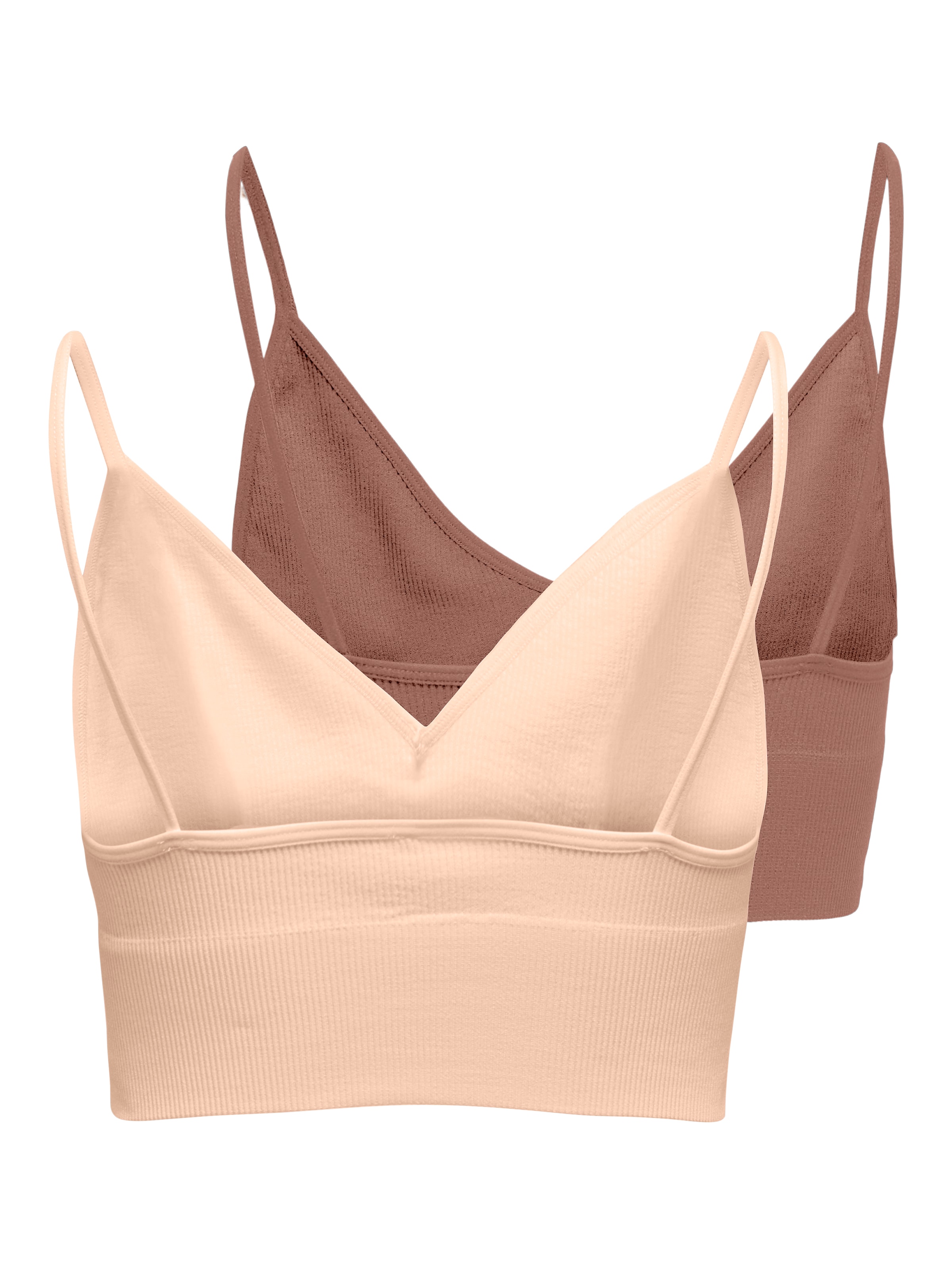 ONLY Bralette Bra 'ONLVicky' in Brown