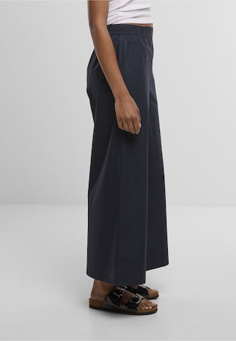 Urban Classics Wide leg Broek in Blauw