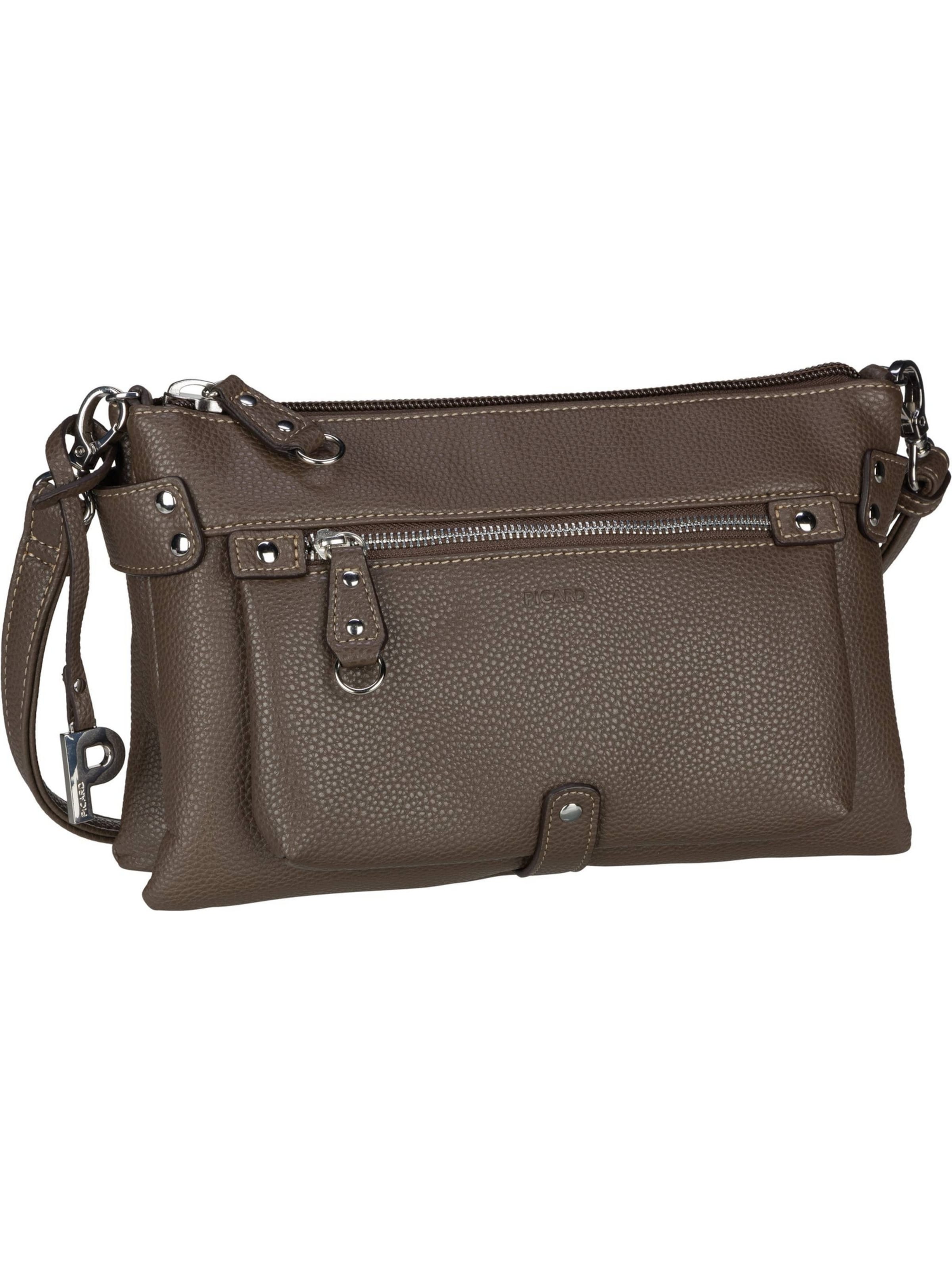 Picard Schoudertas 'Loire' in Grijs: voorkant