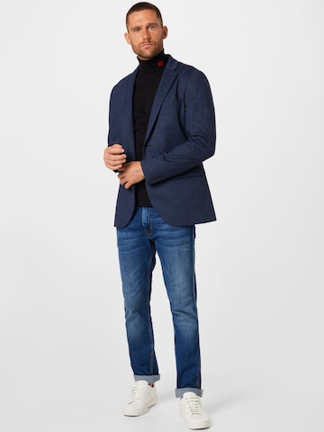 Coupe regular Veste de costume 'George' Matinique en bleu