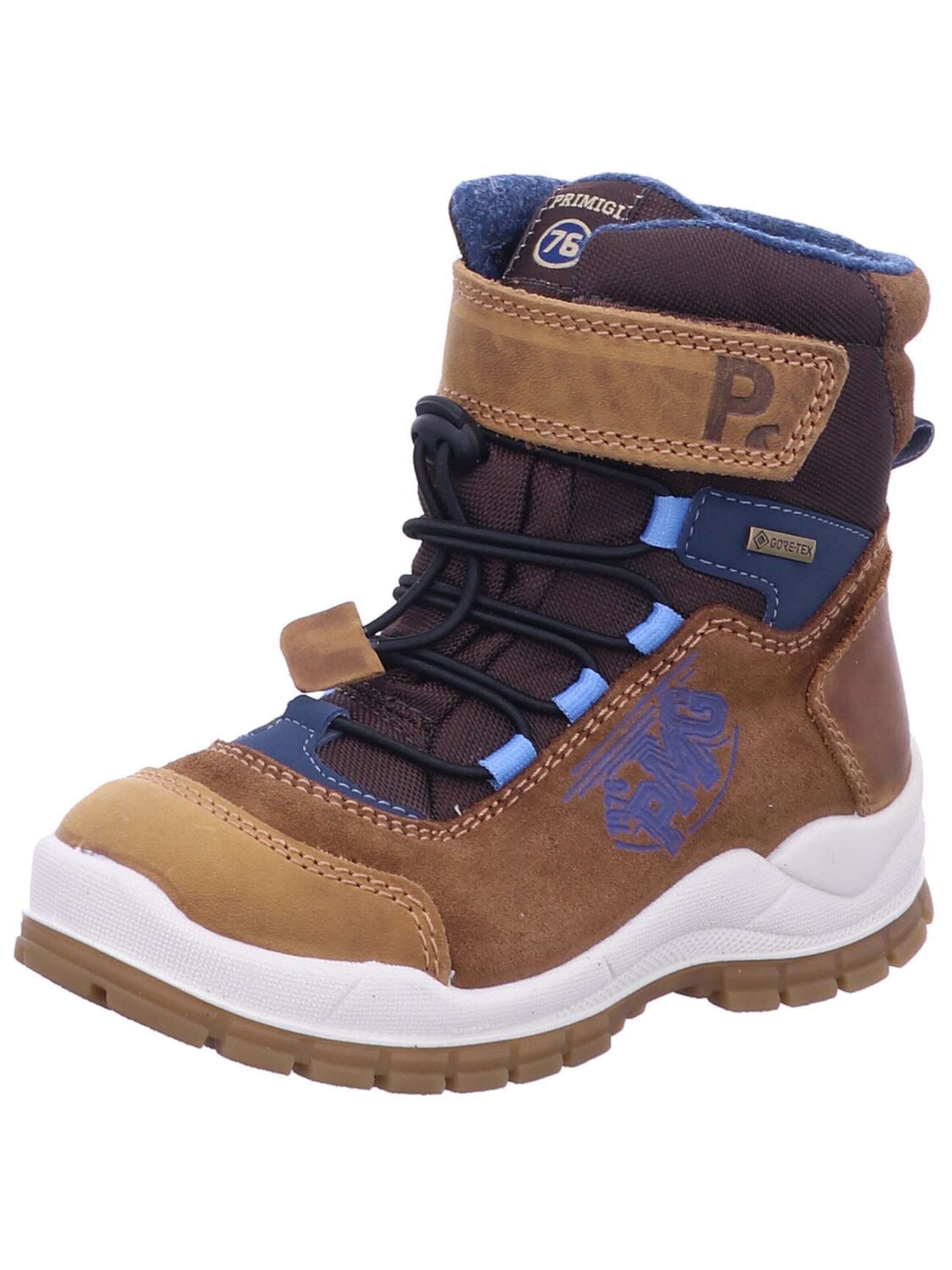 PRIMIGI Stiefel 'Stiefel Jungen 48975 00 Echtleder in braun'‌‌‌‌‌‌‌‌‌ in Braun: Vorderseite