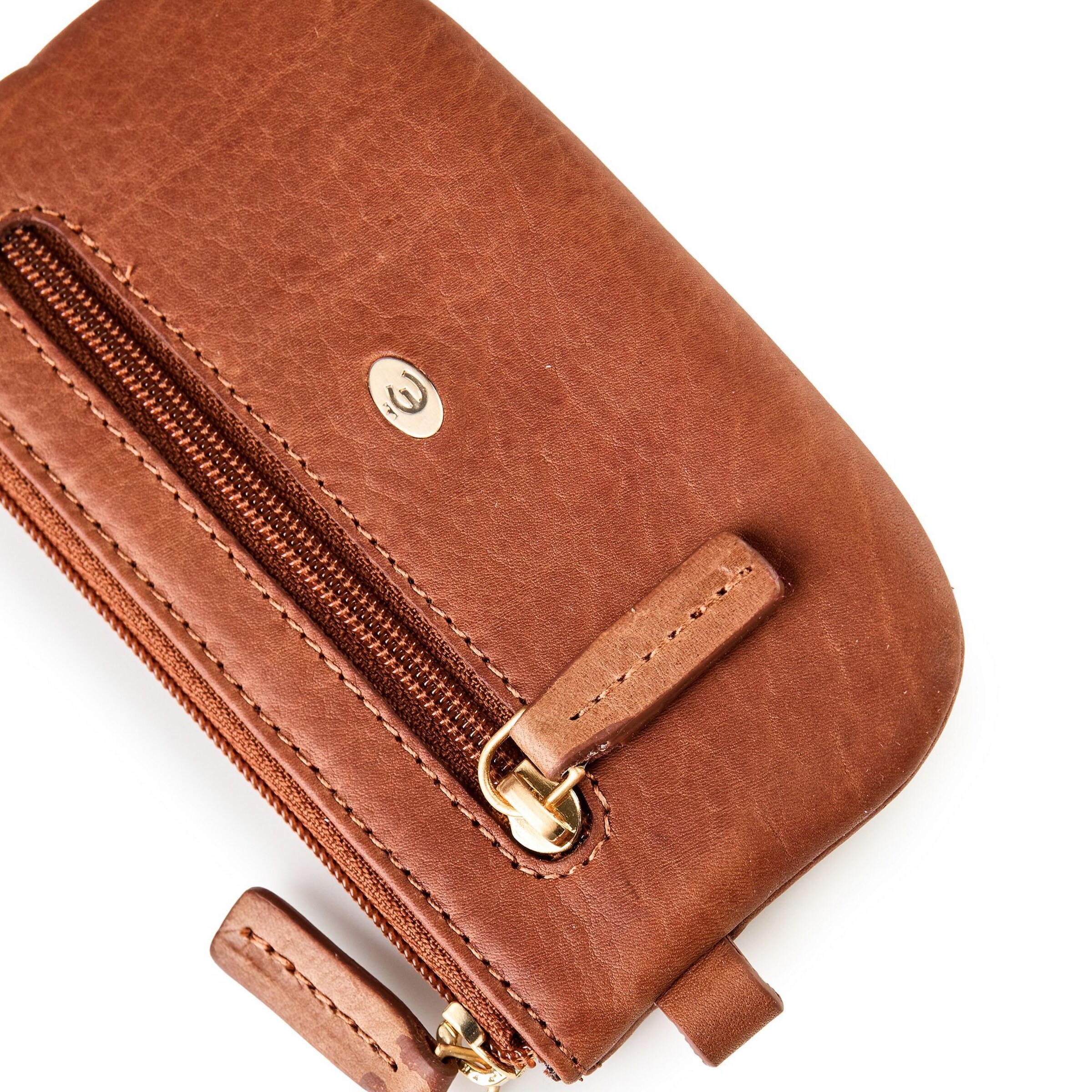 Esquire Key Ring 'Chicago' in Brown