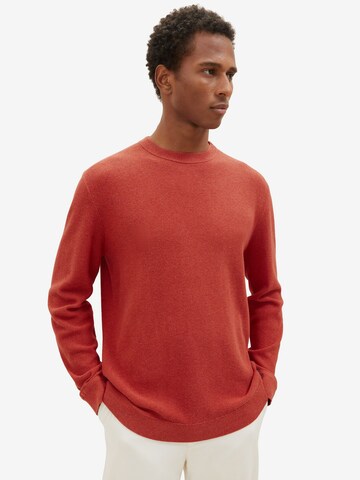 Pullover di TOM TAILOR in rosso: frontale