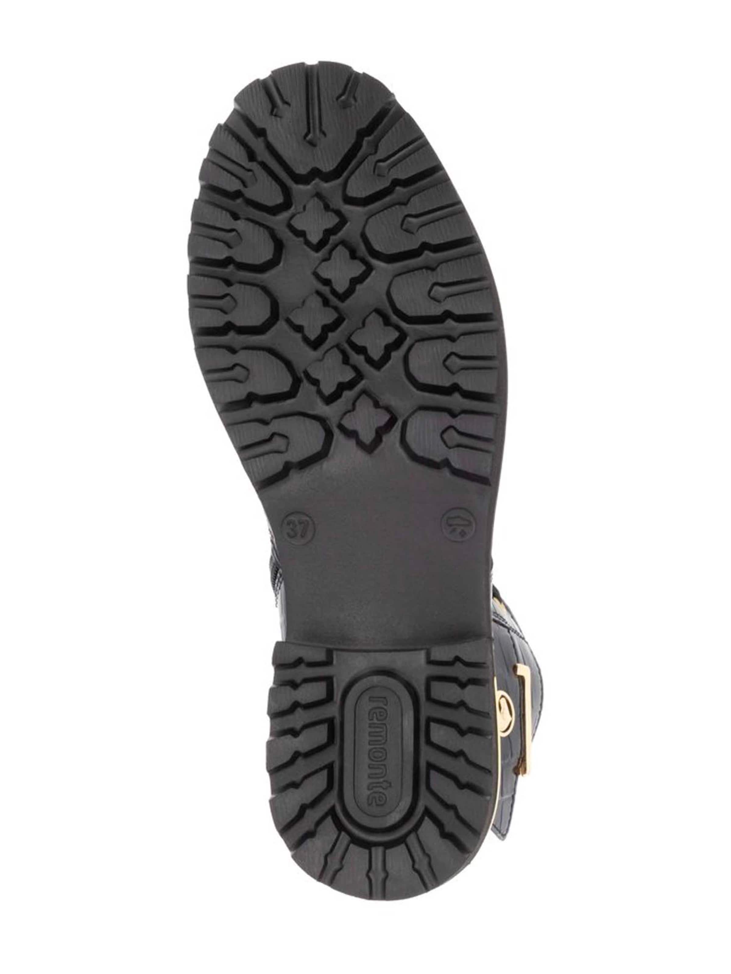 REMONTE Snørestøvletter i sort