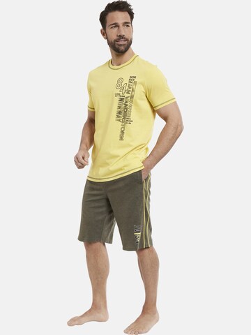 T-Shirt 'Barrit' Jan Vanderstorm en jaune : devant