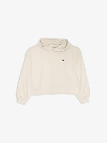 Calvin Klein Sweatshirt 'Dolphin' in Beige: Vorderseite