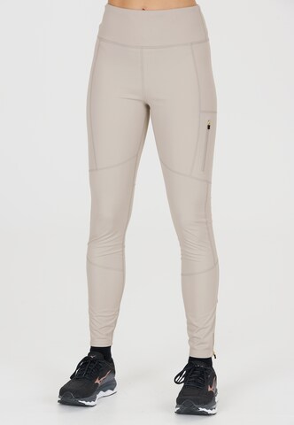 ENDURANCE Skinny Sports trousers 'Elinor' in Beige: front