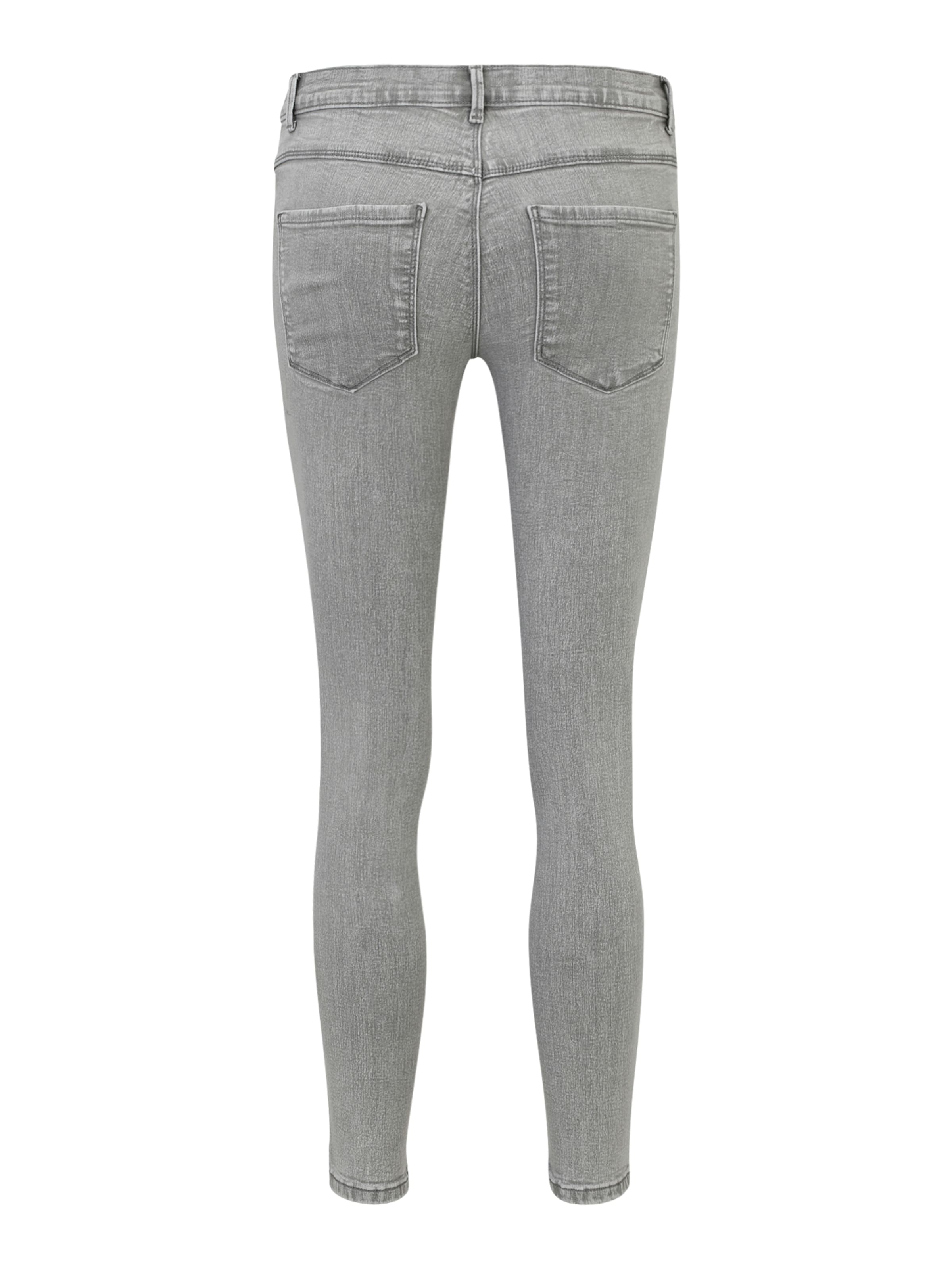 Only Petite Skinny Jeans 'ONLRAIN' in Grijs