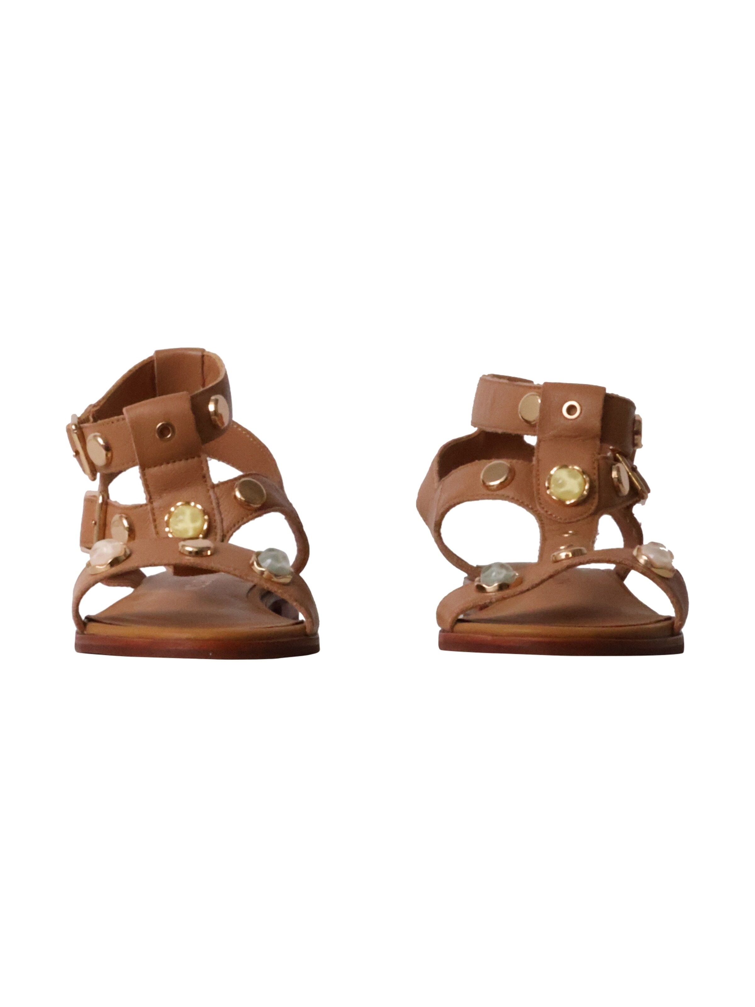 Sandales 'Athena Ledersandalen' Emilie Karston en beige