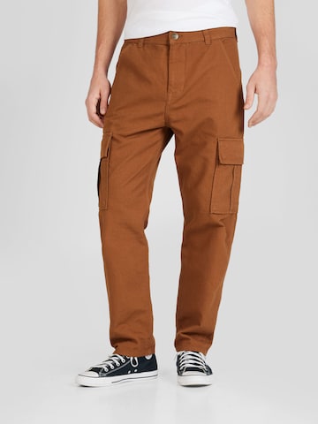 Lee - regular Pantalón cargo en marrón: frente