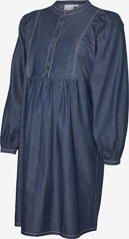 Robe 'JEANNE' MAMALICIOUS en bleu : devant