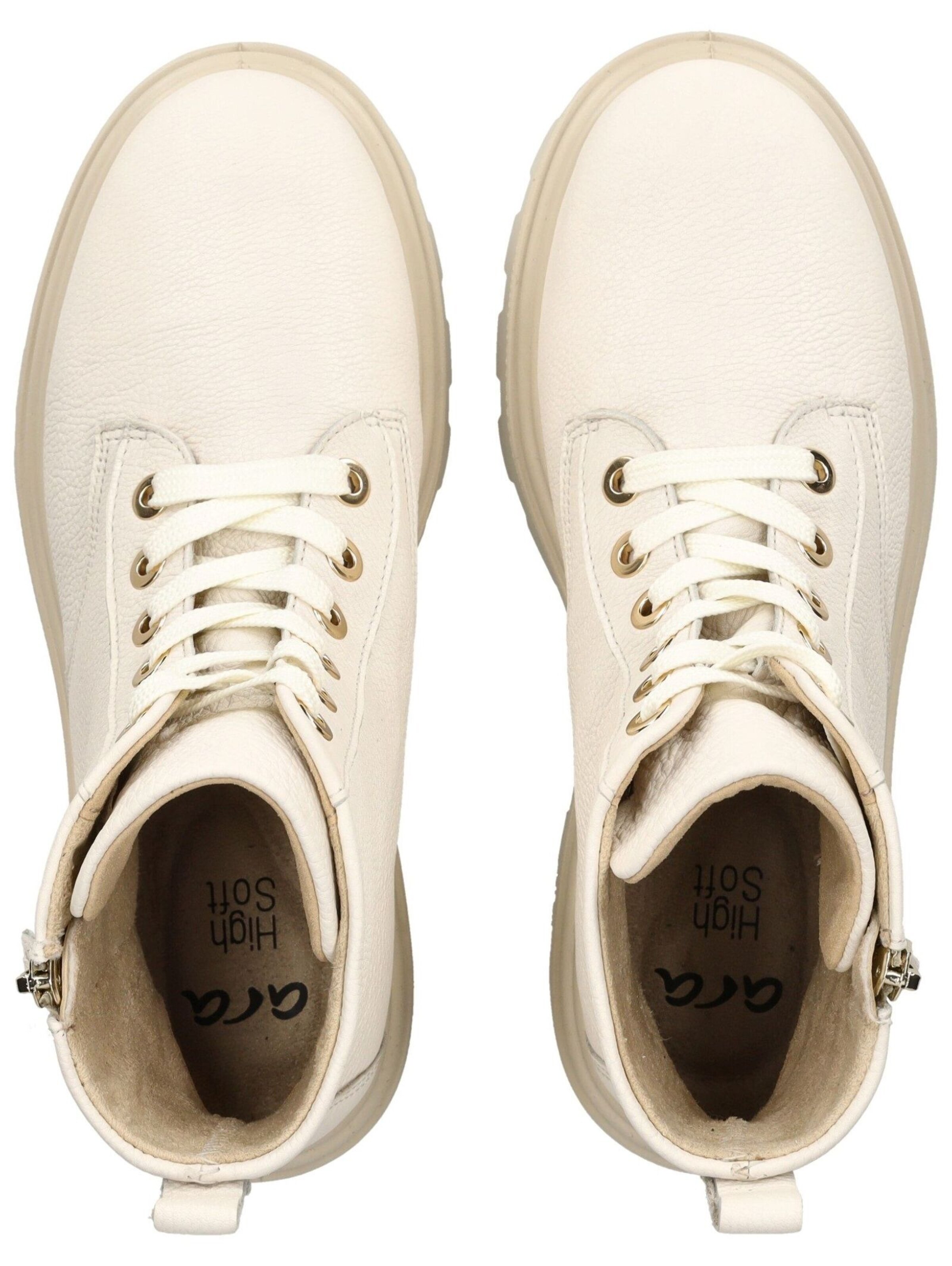 ARA Schnürstiefelette in Weiß