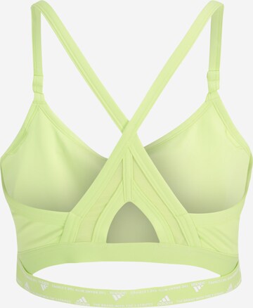 ADIDAS SPORTSWEAR Low Support Sports Bra 'Aeroreact Light-Support' in Green