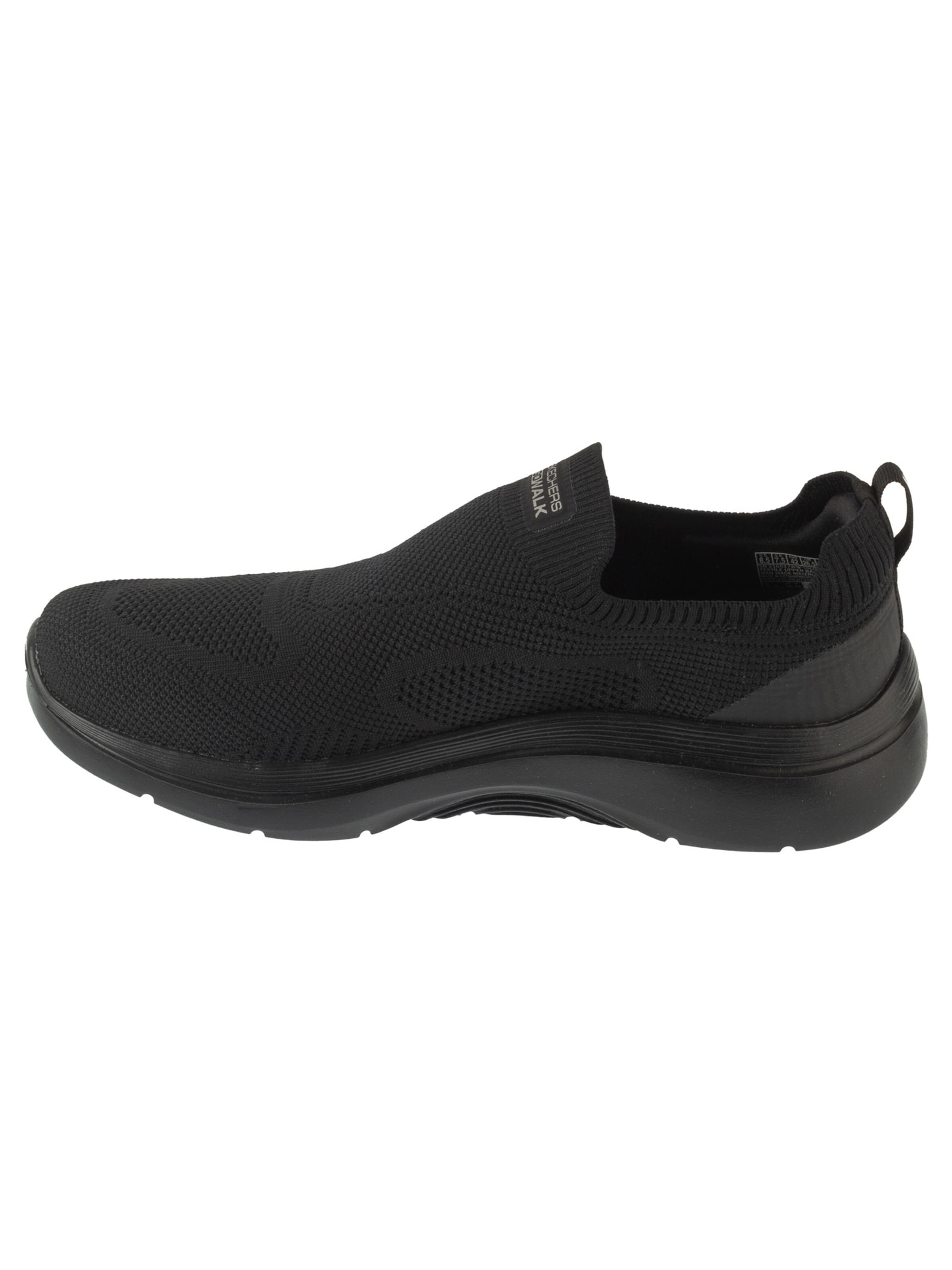 SKECHERS Slip On 'Go Walk Arch Fit 2.0 - Knitte'‌‌‌‌‌‌‌ in Schwarz: Vorderseite