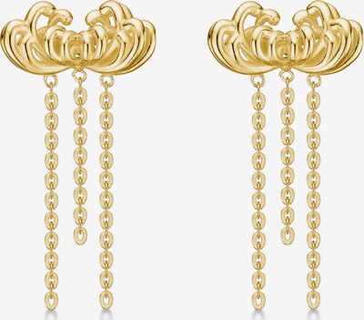 Polar Jewelry Oorbellen 'Chrysanthemum' in de kleur Goud, Productweergave