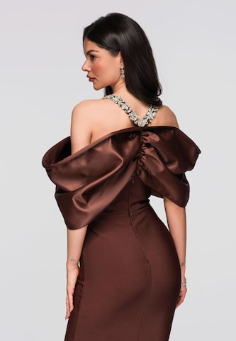 Ombre Evening dress in Brown