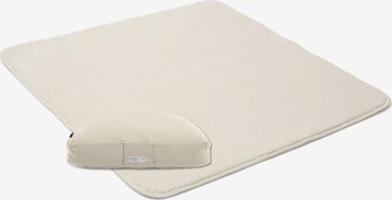 YOGISTAR.COM Mat 'Calm Edition - Meditation Natur' in White: front