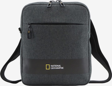 National Geographic Crossbody Bag in Grey: front